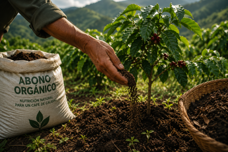 Una buena fertilización para un café saludable y sostenible.